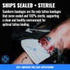 Saniderm tattoo bandage in personal pack size of 6 X