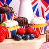 Union Jack Cupcake Cases - Pack of 1-100 Baking Paper