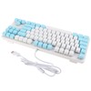 87 Keys Computer Keyboard Mixed Light Mechanical Computer Peripherals for