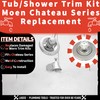 Simpatico 31661SN Moen Shower Chateau Series Trim Kit with Brass