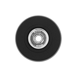 Ohio Travel Bag Ball Bearing Wheel, 49mm, Black, Plastic, L-3829