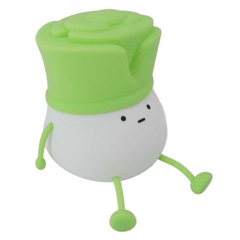 Cute LED Night Light Tap Control Rechargeable 1.5W Decorative Scallion