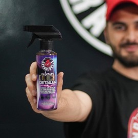 garage bulls Quick Detailer Pre-Ceramic Surface Cleaner Quick Polishing Booster, Gloss Enhancer, Wax Booster, Waterless Wash Powder Cleaner 7.6 fl. oz