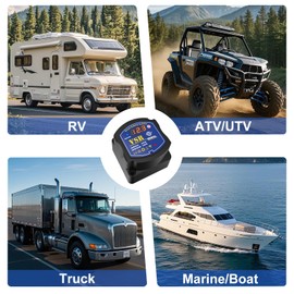 UCkasayfy Dual Battery Isolator 12V 140amp, Voltage Sensitive Relay VSR, Smart Battry Isolator Compatible with UTV Marine car RV Boat Truck Trailer ATV Camper Moto, Not Fit for Lithium Batteries