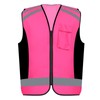 LANBELL Pink Hi Vis Safety Vest with Reflective Strips, High