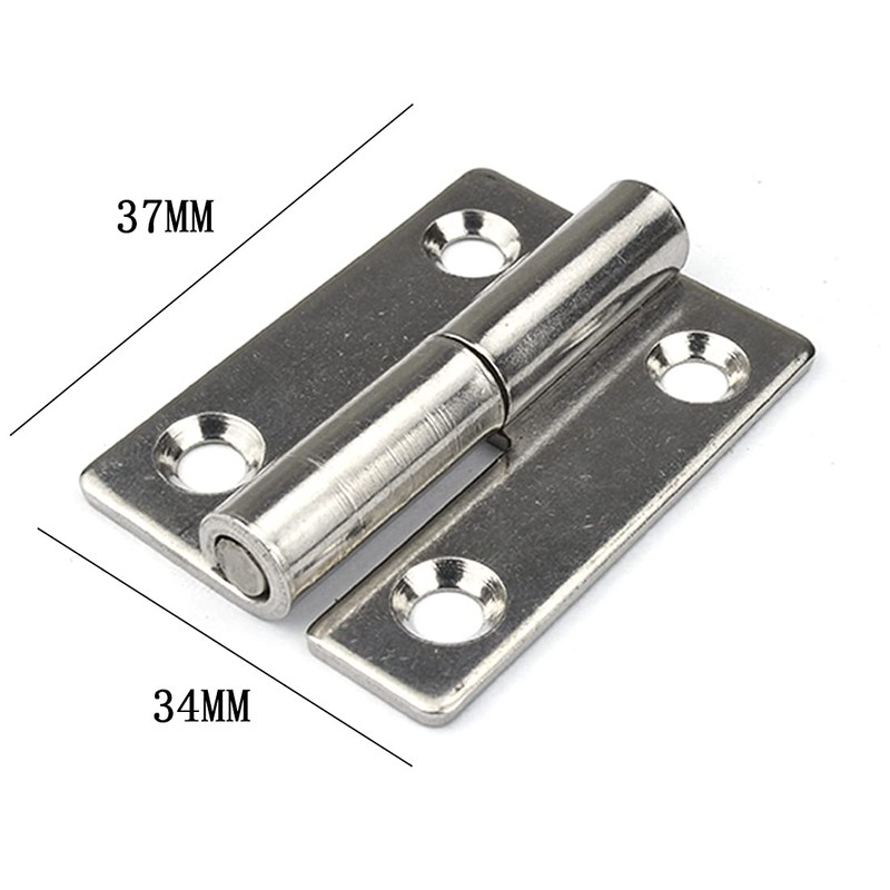 1.5 Inch Lift Off Door Hinges 6 Pack, Heavy Duty