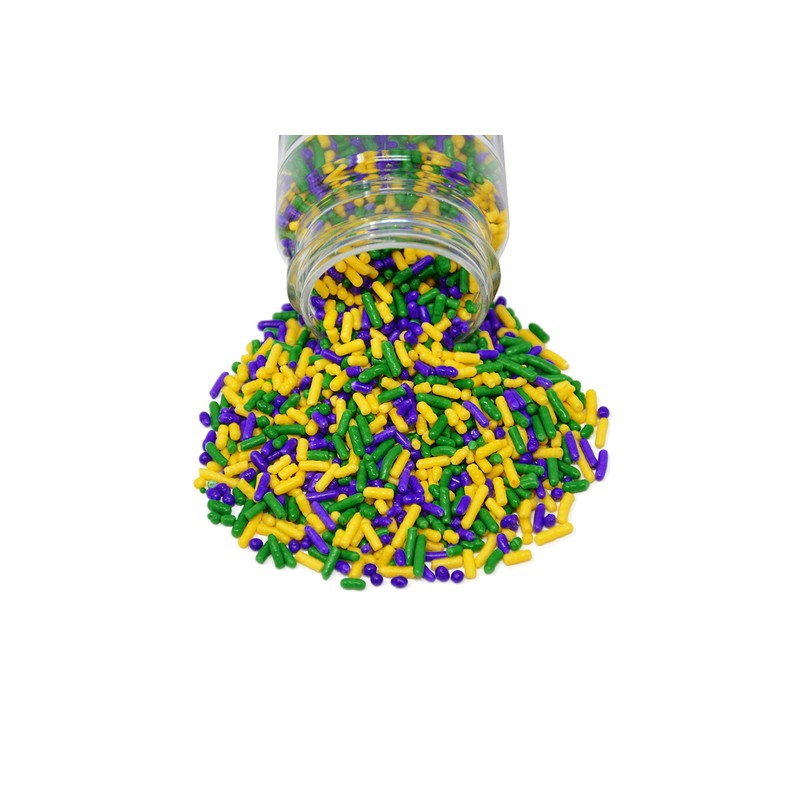 Mystic Sprinkles Mardi Grad Sprinkle Mixes (Mardi Gras Mix 3oz)