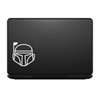 World Design Simple Boba Helmet Notebook Car Laptop 5.5" (White)