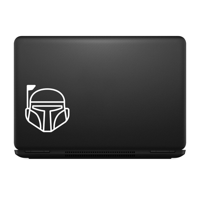 World Design Simple Boba Helmet Notebook Car Laptop 5.5" (White)