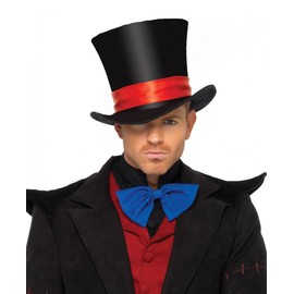 Leg Avenue Men's Top Hat Large Men's Hat Wizard Magic Hat Magician 59