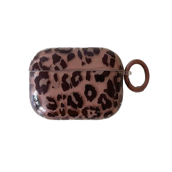 aaknhen Cheetah Print Case for AirPods 4th Generation 2024 Cute