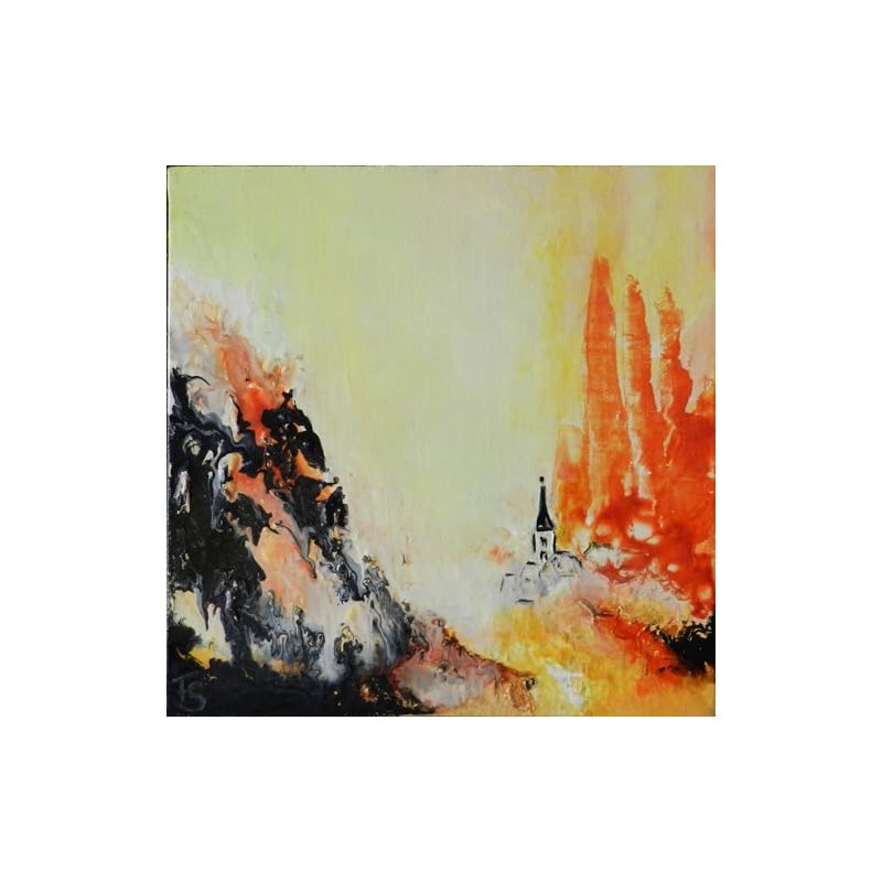 Oeuvre d'Art Peinture "Ghost town"