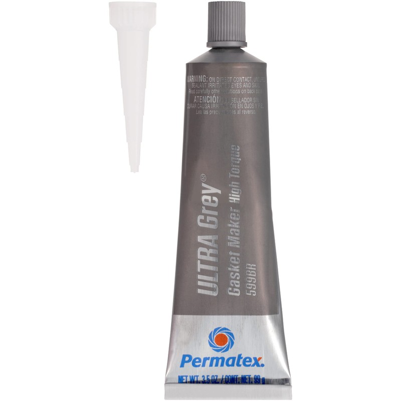 Permatex 82194-12PK Ultra Grey Rigid High-Torque RTV Silicone Gasket Maker,
