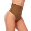 Womens Thong Shapewear Mid to High Waisted Shaper Thong WN0017(01#A