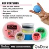 CanDo 10-2614 Theraputty Plus Hand Exercise Putty, Blue, 3oz, Firm