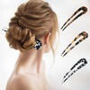 3 Pcs Hair Fork French Hair Pins U Shaped Hairpin