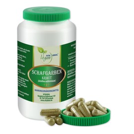 VITA IDEAL Vegan Sheep Yarrow – Herb 180 Capsules – Millefolii Hb, Yarrow – Sheep Yarrow – Daily Serving 650 mg Sheep Yarrow Pure Powder Vegetable Natural & No Additives