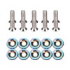 10pcs Aluminium Washer Screws, Anodised M6 x 20 Washers &