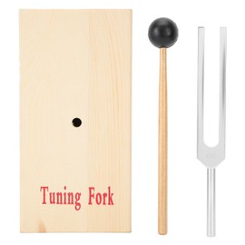 440Hz Tuning Fork Set Aluminium Alloy Hammer Pressure Relieve with Resonating Body