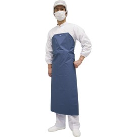 Koshin G0435AB Quick Rubber Apron, Navy, One Size, Waterproof, Antibacterial