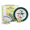 Golden Rabbit Enamelware - 3-piece Child Dinner Set (Dinosaurs)