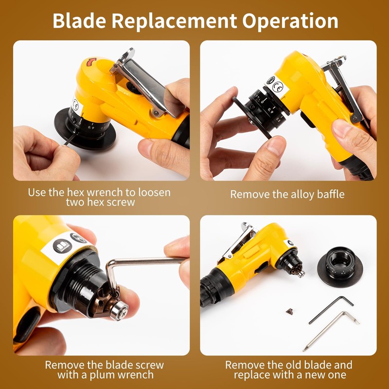 2 in 1 Pneumatic Chamfering Tool - Mini Air Chamfer