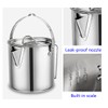 ZNZNANG Outdoor Camping Kettle，1.2L Outdoor Camping Kettle，Portable Hanging Pot Cookware