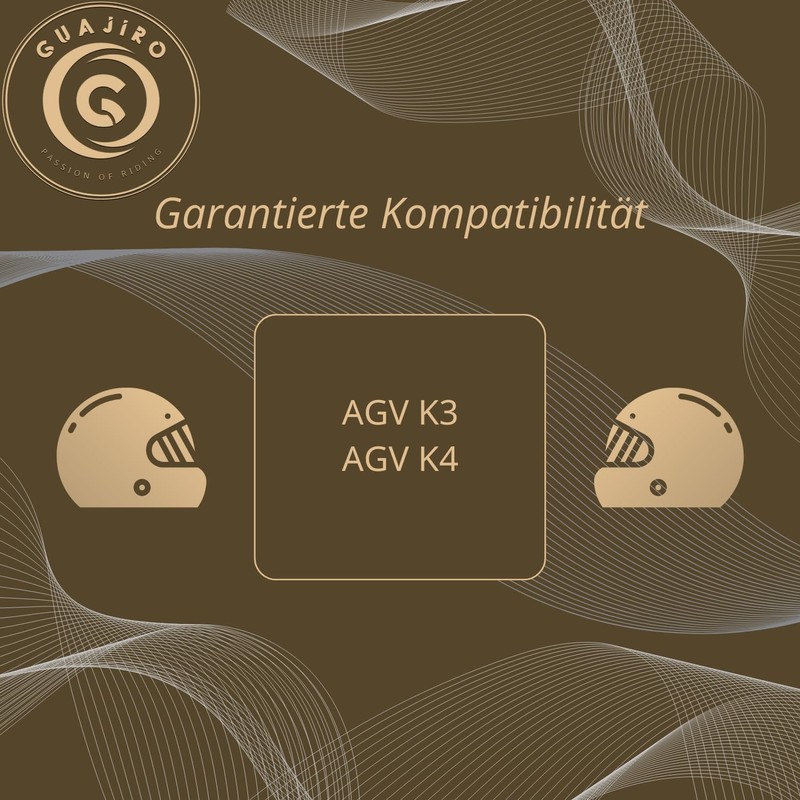 Guajiro - Helmet Visor Compatible with AGV K3 / K4