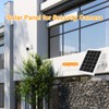 6W Solar Panel for Security Camera, Compatible withArlo Essential 2K