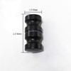 YIDELAI-Glass Door Handle, 2.4 inch Aluminum Alloy Single Hole Handle,
