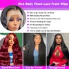 32 Inch 13x6 Body Wave Lace Front Wigs Human Hair