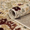 Superior Indoor Area Rug, Jute Backed, Modern Oriental Floral Damask