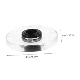 KOMBIUDA Billiard Cue Bridge Holder Portable Support for Pool Sticks Lightweight Acrylic Material Easy to Use for Snooker and Billiard Practice