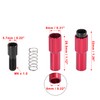 X AUTOHAUX 2 Pcs Red Metal Bicycle Cable Adjuster Brake