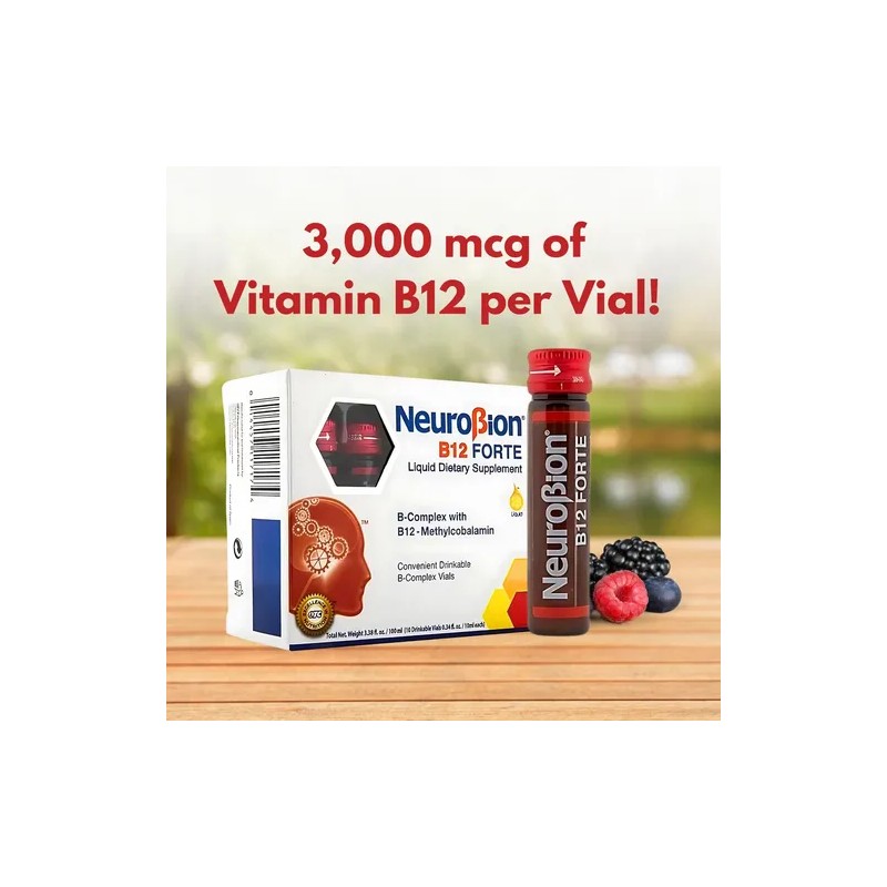 Neurobion B12 Forte Líquido 10 Viales X 10 Ml Suplemento