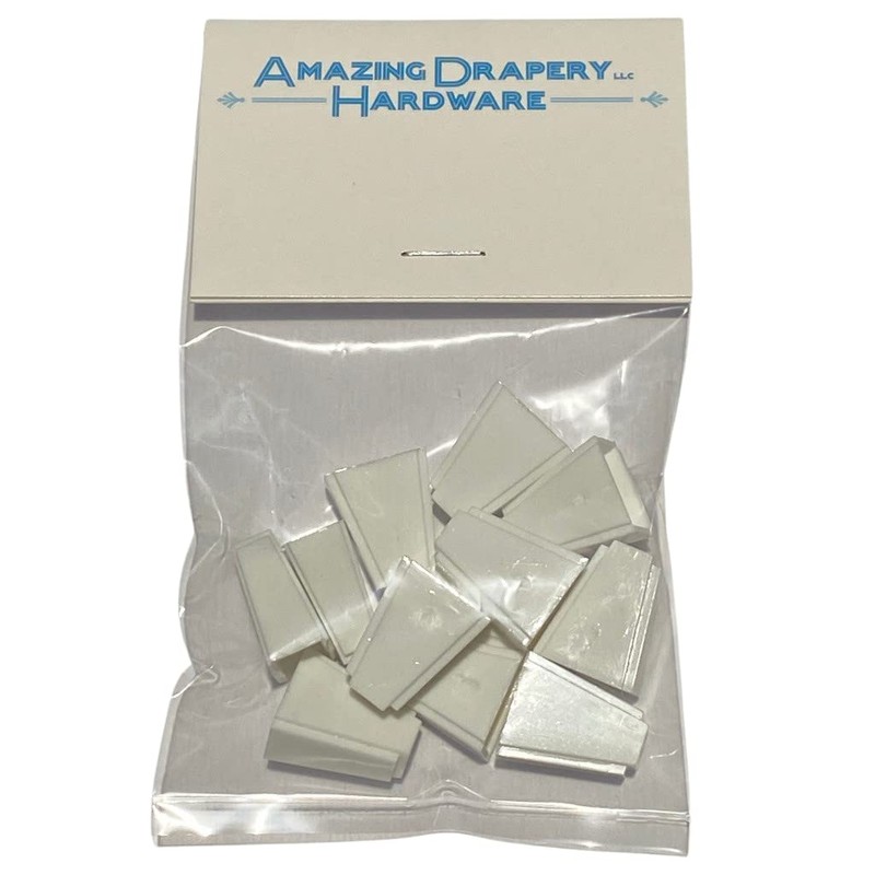 Mini blind cord tassels, in white, 12 pack, by Amazing