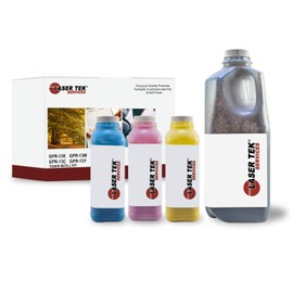 Laser Tek Services Compatible Toner Refill Kit Replacement for Canon GPR-13 High Yield Works with Canon ImageRunner C3100 C3170 Printers (Black, Cyan, Magenta, Yellow, 4 Pack)