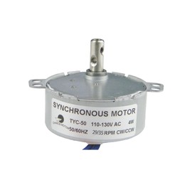 CHANCS TYC-50 Synchronous Motor 110V AC 29/35RPM CW/CCW Gear Motor 4W Small Motor for Electric Fireplace
