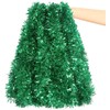 DIYASY 6M Green Christmas Chunky Tinsel Garland Decorations for Christmas