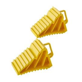 Wiltec Wheel Chocks for Trailers, 2 Pieces up to 2 Tonnes, Brake Wedges, Motorhome, 166 x 75 x 94 mm, Wheel Chocks Car Non-Slip for Cars and Caravans
