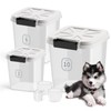 LivLab Mker Airtight Dog food storage container with lids,Dog Treat