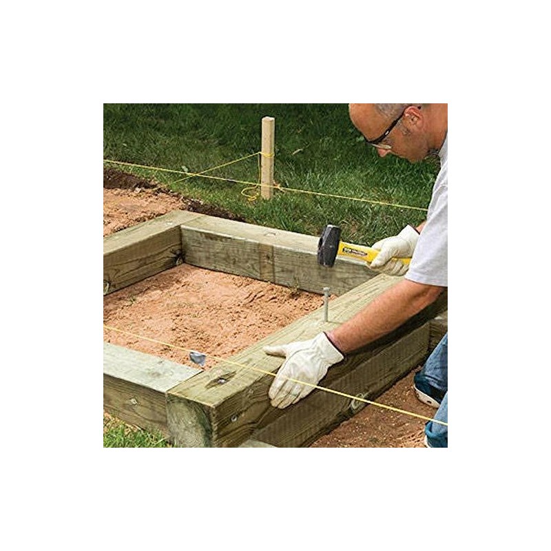 ProFlex 12 inch Metal Edging Spikes Stakes Outdoor Landscape Garden