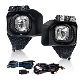 ALLGOOD Fog Lights w/Bulbs, Compatible with Ford F250 F350 F450 F550 Superduty 2011-2015, Bumper Fog Light Clear Lens 1Pair