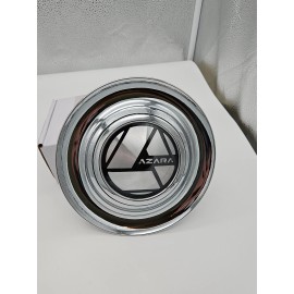 Azara wheel floating center cap big cap xl cap LARGE SIZE 183MM chrome