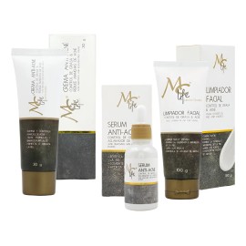 Kit Control Acné Piezas Life Limpiador Serum Crema Cara
