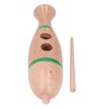 Wood Guiro Children Cute Fish Shaped Guiro Percussion Instrument Educational