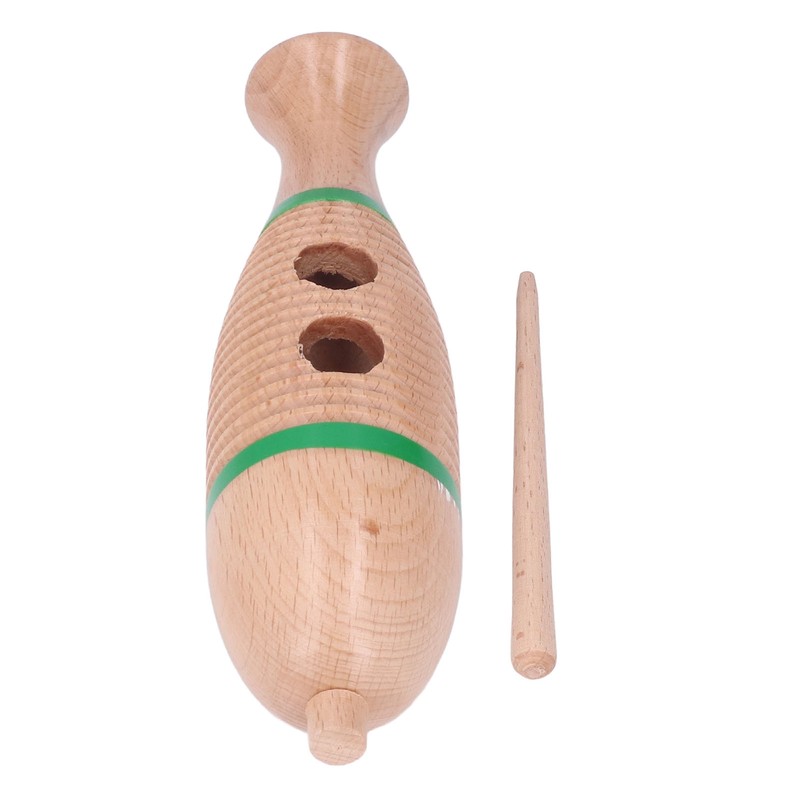 Wood Guiro Children Cute Fish Shaped Guiro Percussion Instrument Educational