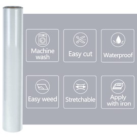 RENLITONG Reflective HTV Iron on Vinyl 12Inch by 10ft Roll Heat Transfer Vinyl for T-Shirt HTV Rolls for All Cutter Machine - Easy to Cut & Weed for Heat Transfer Design (Reflective Light Gray)