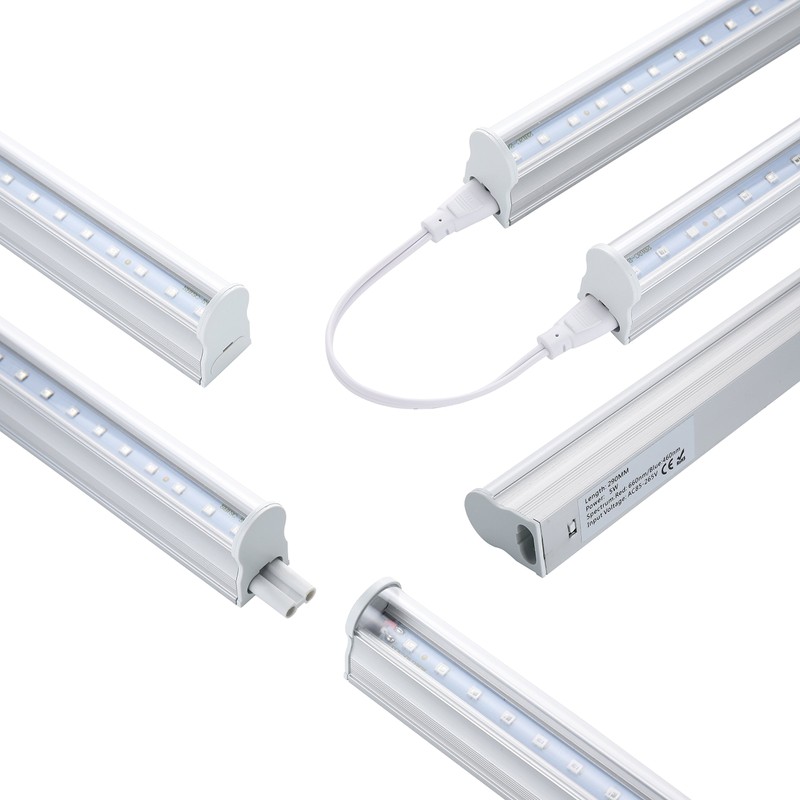 HOPLOM Plant Grow Light, 2pcs T5 LED Growing Light Red
