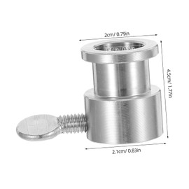 BESPORTBLE Stainless Steel Weight Balance Bushing for Grill Rotisserie Spit Rod Durable BBQ Limiter for Effortless Rotation and Cooking Stability Easy to Install
